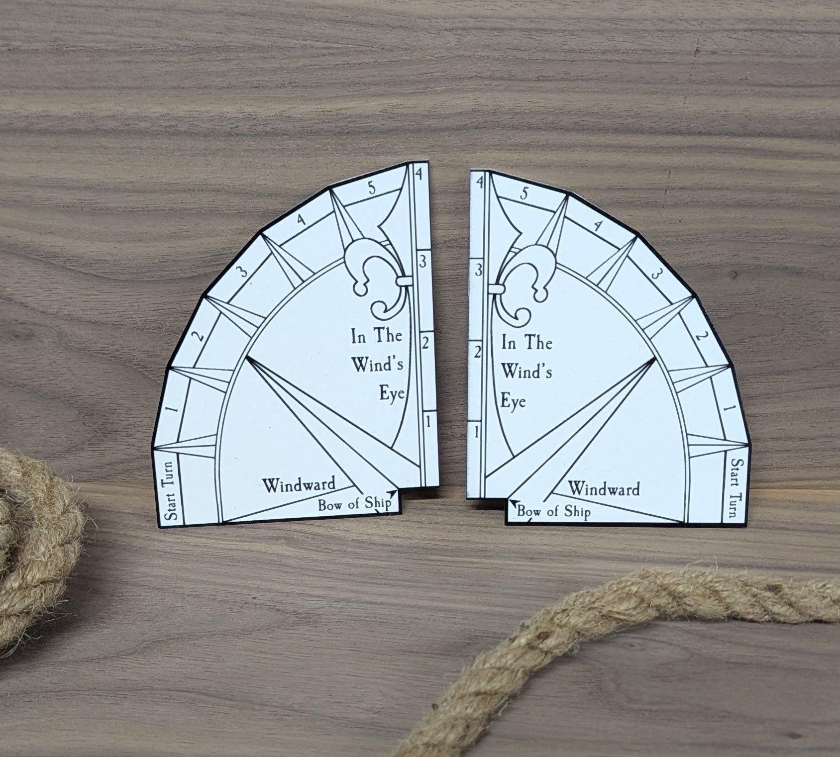 Ship Turning Gauges Double Sided Acrylic