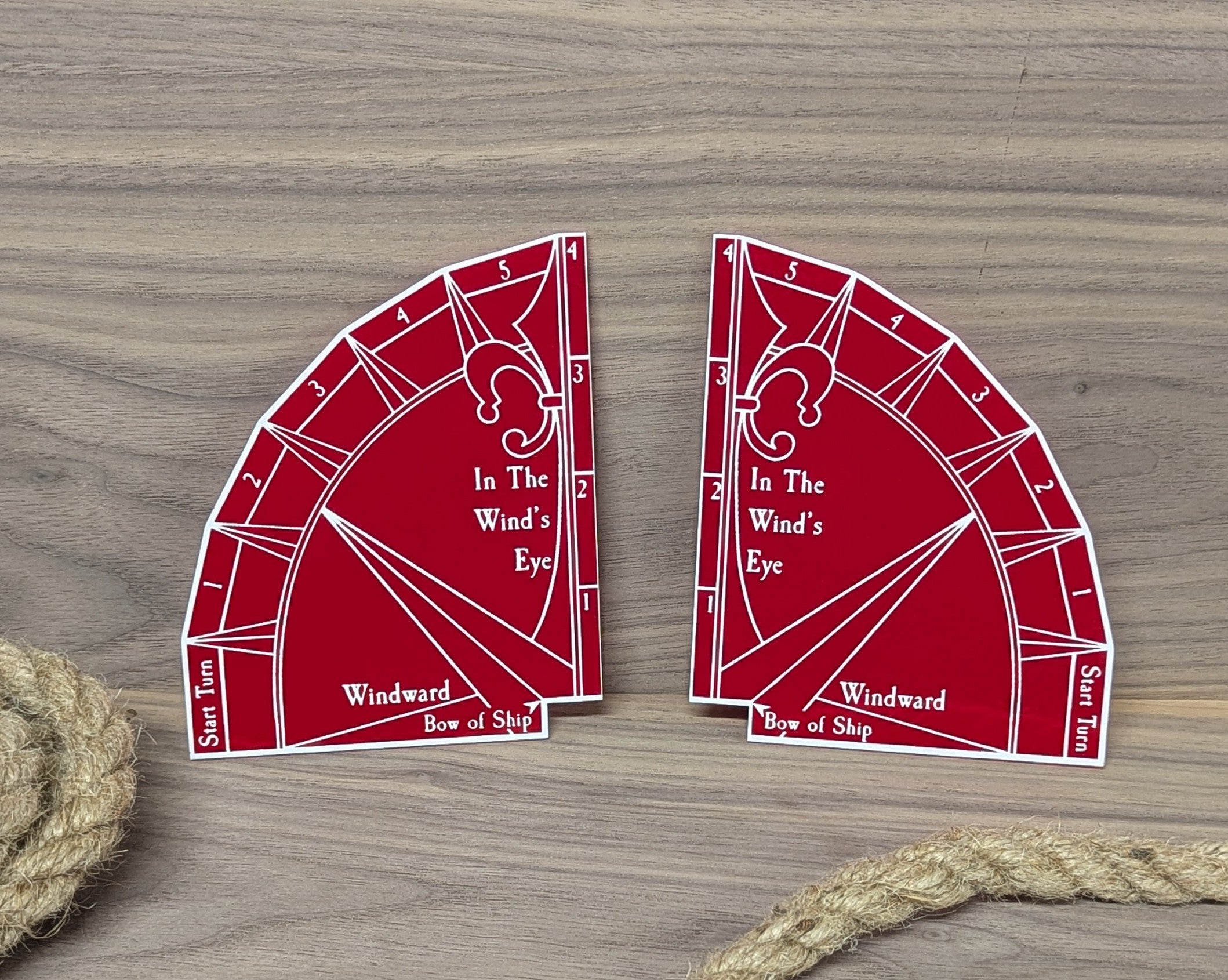 Ship Turning Gauges Double Sided Acrylic