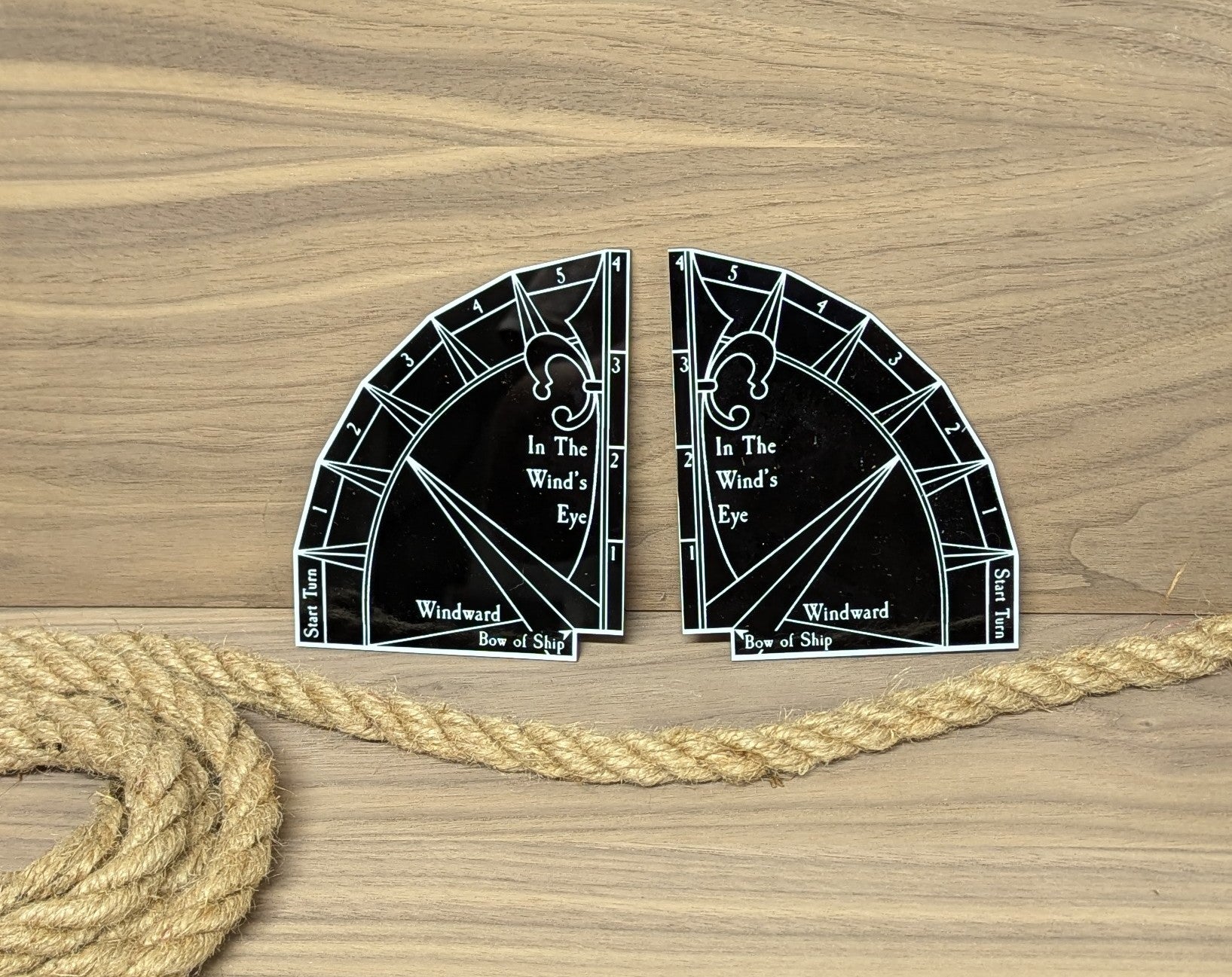 Ship Turning Gauges Double Sided Acrylic