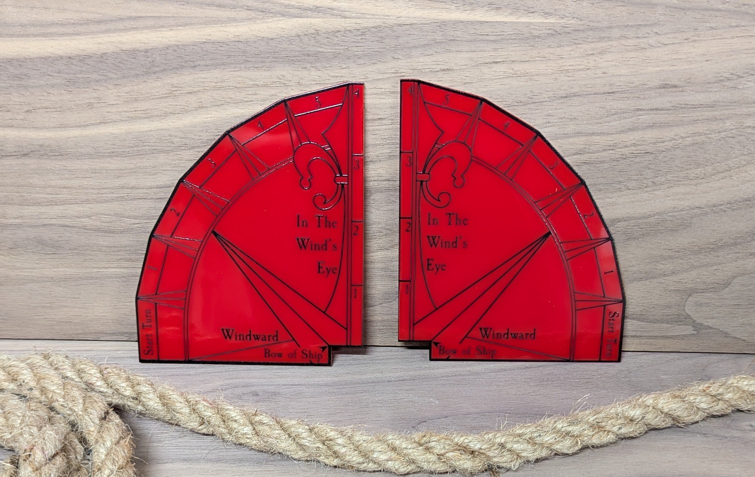 Ship Turning Gauges Double Sided Acrylic